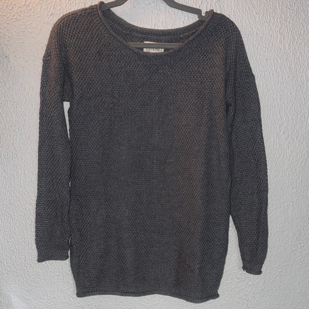 La Hearts Charcoal Crew Neck Sweater size XS/S oversized